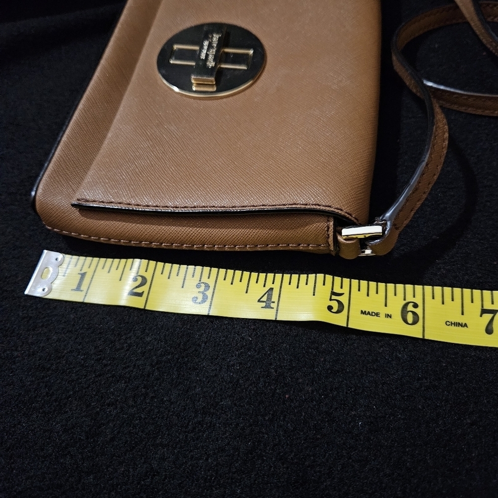 Kate Spade Sally Newberry Lane Leather Camel Brown Color Crossbody - Picture 8 of 16